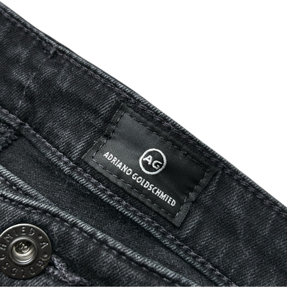 AG Adriano Goldschmied Gray Straight Leg Pants